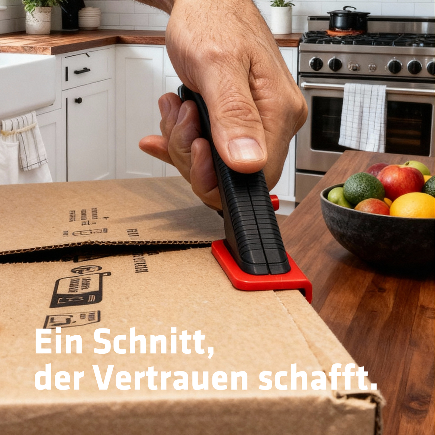VIGO Sicherheits-Kartonmesser + LUTZ Ersatzklingen 10er Pack