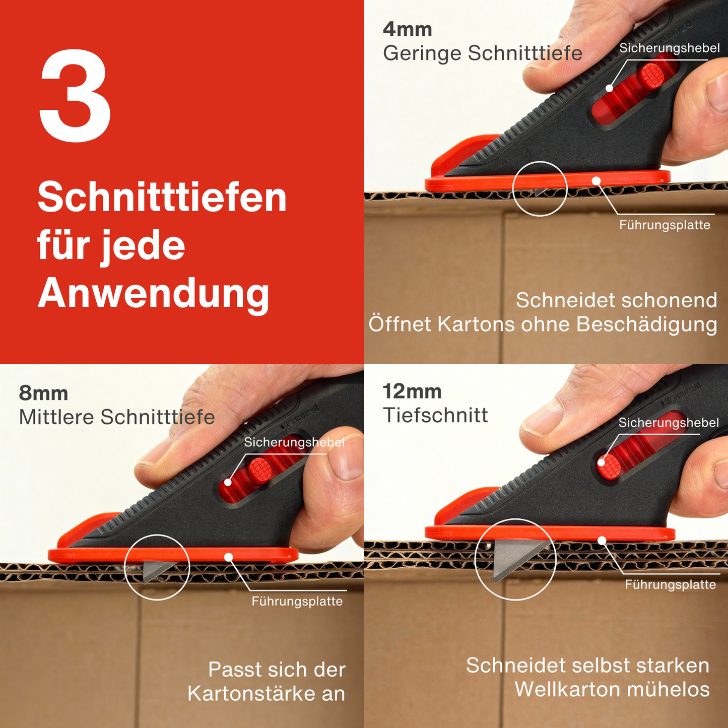 VIGO Sicherheits-Kartonmesser