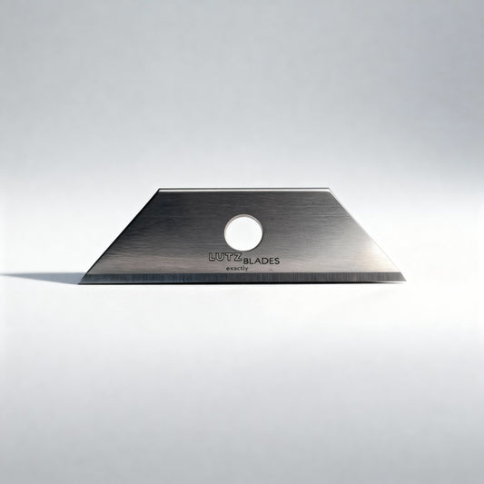 LUTZ Ersatzklingen 10er Pack – Hochwertiger Carbonstahl, Made in Germany